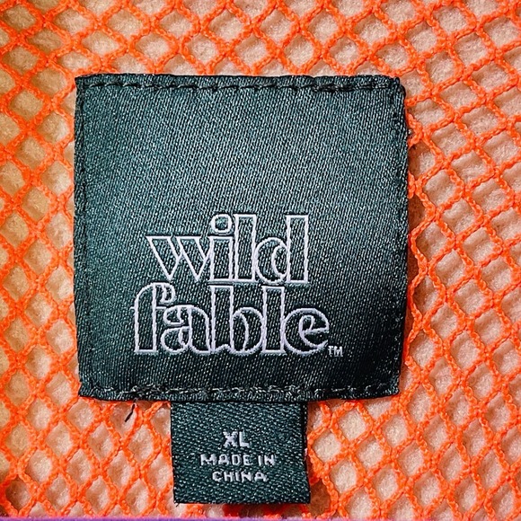 Wild Fable Fleece Jacket Oversized Tan With Purple Women's Size XL - Picture 7 of 8